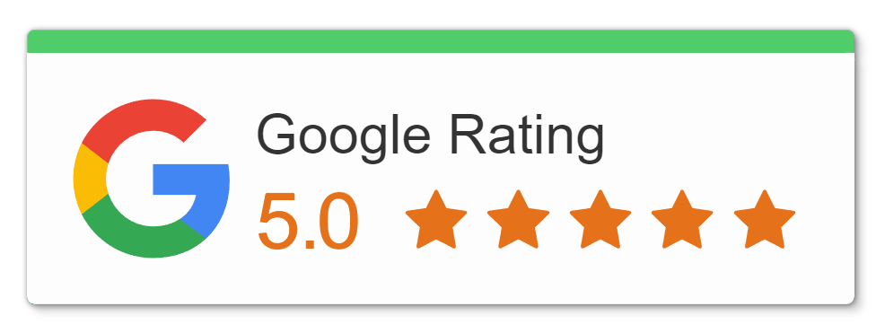google 5 star badge